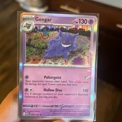 Gengar Reverse Holo NM 094/165 Scarlet & Violet 151 Pokemon Card - Image 4
