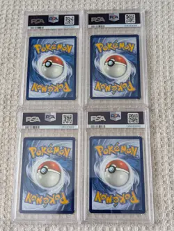 PSA Graded Yellow Boarder Pokemon Cards. 3 Crown Zenith, 1 Lost Origin - Image 2