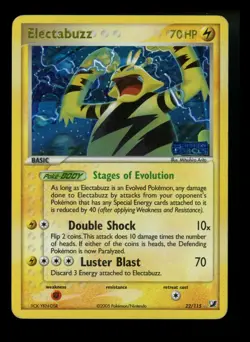 Electabuzz 22/115 EX Unseen Forces 2005 Reverse Holo Rare Pokemon Card TCG - Image 1