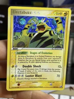 Electabuzz 22/115 EX Unseen Forces 2005 Reverse Holo Rare Pokemon Card TCG - Image 3