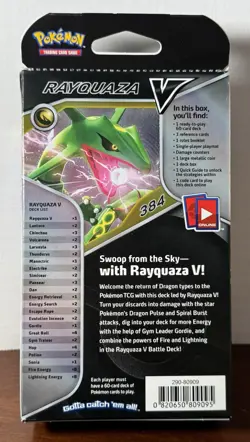 Pokemon Rayquaza TCG Card VS Set Trading Card Game New In Box - Image 3