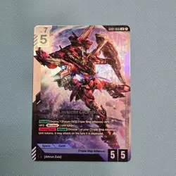Justice Gundam - Newtype Rising #GD01-066 LR - NM Holo Foil Gundam Card Game - Image 1