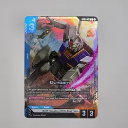 Gundam (GD01-001) - Newtype Rising #GD01-001 LR - NM Holo Foil Gundam Card Game - Image 4