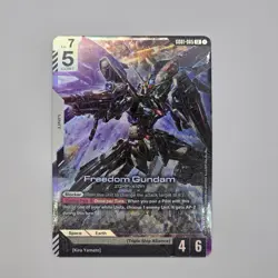 Freedom Gundam - Newtype Rising #GD01-065 LR - NM Holo Foil Gundam Card Game - Image 3