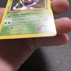 Koga's Arbok 1st edition 25/132 Gym Challenge Rare Pokemon Card Lp - Image 4