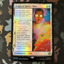 Origin of Spider-Man 0009 Rare Non-Foil Spider-Man MTG - Image 1