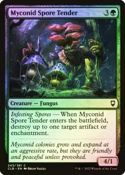 NM Foil Myconid Spore Tender, MTG, Baldur's Gate, Magic the Gathering, 243 - Image 1