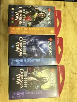 Magic The Gathering Innistrad Crimson Vow Theme Boosters Lot Of 3 - Image 1