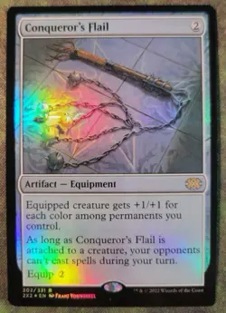 mtg magic Conqueror's Flail FOIL ENGLISH FRENCH Fleau du conquerant 2 available - Image 1