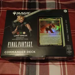 MTG Limit Break Commander Deck - Magic The Gathering Final Fantasy FF7 NEW - Image 1