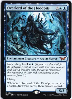 Overlord of the Floodpits M Duskmourn: House of Horror 68 NM - Image 1