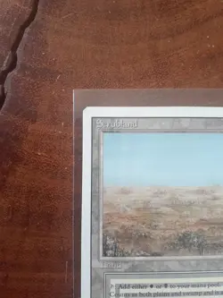 Scrubland - MTG - Revised Edition - 1994 - Rare Dual Land - Image 2