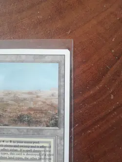 Scrubland - MTG - Revised Edition - 1994 - Rare Dual Land - Image 3