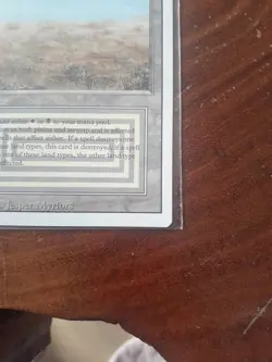 Scrubland - MTG - Revised Edition - 1994 - Rare Dual Land - Image 4