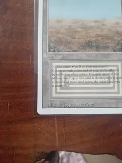 Scrubland - MTG - Revised Edition - 1994 - Rare Dual Land - Image 5