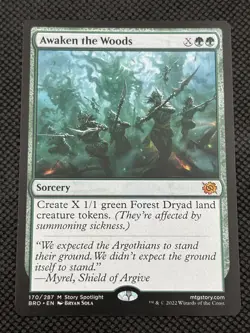 Awaken the Woods 170 Normal The Brothers' War NM MTG - Image 1