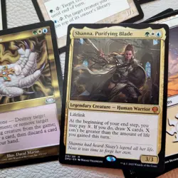 Custom COMMANDER MAGIC DECK MTG - Mythic Rare Bant EVLES Shard Tribal ELF themed - Image 1