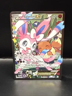 Pokemon TCG XY Generations Sylveon EX Full Art RC32-32 Radiant Collection 2016 - Image 1