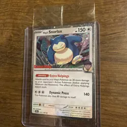 SEALED Hop’s Snorlax GameStop Stamped Promo Journey Together Pokemon TCG - Image 1