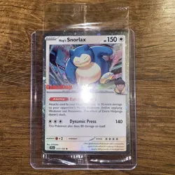 SEALED Hop’s Snorlax GameStop Stamped Promo Journey Together Pokemon TCG - Image 2