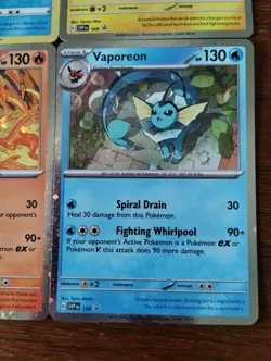 Lot Of 4 Black Star Promo Vaporeon Jolteon Flareon Holo Pokemon Cards - Image 5