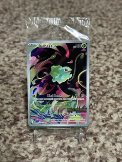 Pokemon TCG Bulbasaur 133/132 Illustration Rare Mega Evolutions Stamped Promo NM - Image 1