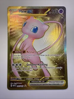 Pokemon Mew EX TCG 205/165Sv: Scarlet & Violet 151 Holo Hyper Rare Card Nm - Image 1