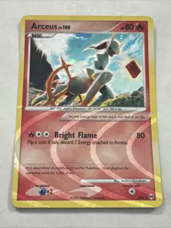 Arceus LV.100 AR3 Holo Pokemon LP Fire Type FREE SHIPPING - Image 1