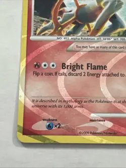 Arceus LV.100 AR3 Holo Pokemon LP Fire Type FREE SHIPPING - Image 4