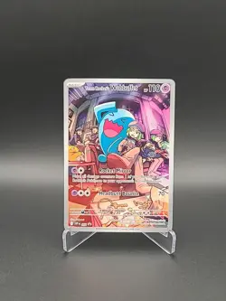 Pokemon Team Rocket’s Wobbuffet 203 Black Star Promo SV10 Destined Rivals TCG NM - Image 1