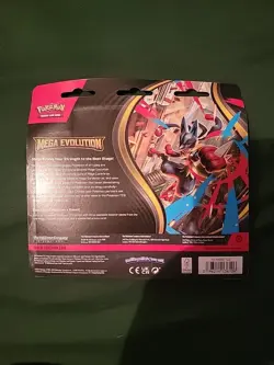 Pokemon Mega Evolution 3 Pack Blister ME01 Golduck Sealed Brand New ! - Image 2