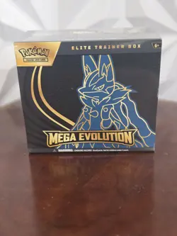 Pokemon TCG Mega Evolution Lucario ETB Elite Trainer Box NEW/SEALED **IN HAND** - Image 1