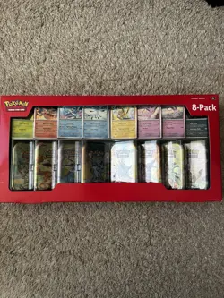 Pokemon TCG Prismatic Evolutions Costco 8 Mini-Tin Bundle - Image 1