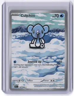 Cubchoo - 109/086 Illustration Rare Holo NM Pokemon SV: Black Bolt - Image 1
