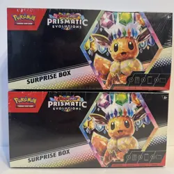 Pokemon TCG Scarlet and Violet Prismatic Evolutions Surprise Box SEALED (2) - Image 1