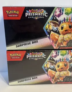 Pokemon TCG Scarlet and Violet Prismatic Evolutions Surprise Box SEALED (2) - Image 2