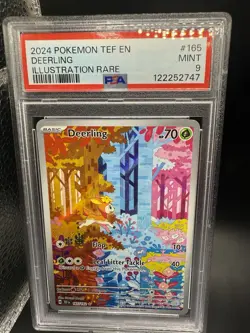 Deerling & Sawsbuck Temporal Forces PSA 9 Pokemon Set - Image 2