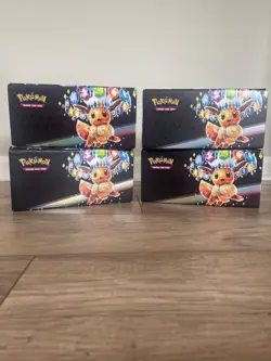 Pokemon Prismatic Evolutions Surprise Box *EMPTY* with 2 Divider Sets - Lot of 4 - Image 1