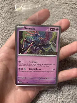 Xerneas 064/132 SEALED Pokemon: Mega Evolution Stamped Promo - Best Buy Promo - Image 1