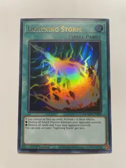 Yu-Gi-Oh TCG Lightning Storm MAMA-EN089 Ultra Rare 1st Edition TCG Card - Image 1
