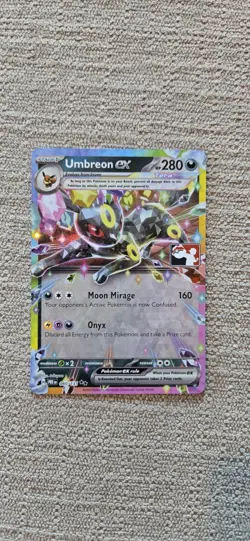 Pokemon TCG Umbreon EX 60/131 Double Rare Holo Card Prismatic Evolutions - Image 1