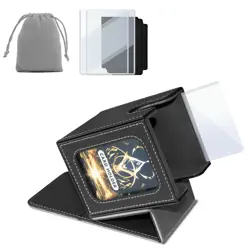 Domstar Deck Case, Card Case Trading Card with Double Card Display Window, Made - Image 1