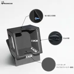 Domstar Deck Case, Card Case Trading Card with Double Card Display Window, Made - Image 5