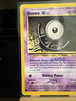 UNOWN (U) - 51/75 Neo Discovery MP - Regular Uncommon - Pokemon TCG Card - Image 2