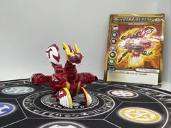 Bakugan BakuTech Pyrus Gren Dragaon Dragonoid & Ability Card Japan Import Rare - Image 1