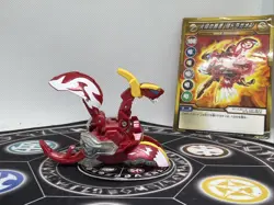 Bakugan BakuTech Pyrus Gren Dragaon Dragonoid & Ability Card Japan Import Rare - Image 2