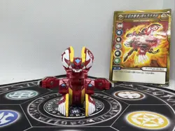 Bakugan BakuTech Pyrus Gren Dragaon Dragonoid & Ability Card Japan Import Rare - Image 5