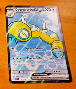 POKEMON CARD RARE HOLO CARTE DEUSOLOURDO EX 178/159 JTG FR NM 2025 - Image 1