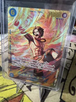 One Piece Card Game Portgas D Ace SEC Carrying on His Will OP13 119 Japanese - Image 1