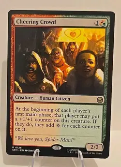 Cheering Crowd MTG Marvel's Spider-Man Regular - Image 1